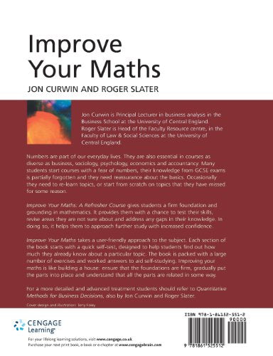 Improve Your Maths: A Refresher Course: A Refresher Course,Used
