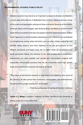 Walkable Cities: Revitalization, Vibrancy, and Sustainable Consumption,Used