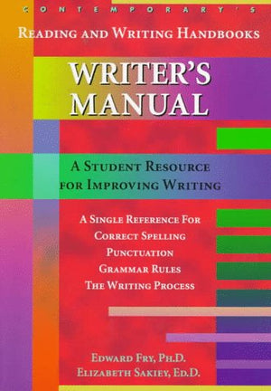 Writer'S Manual (Contemporary'S Reading And Writing Handbooks),New