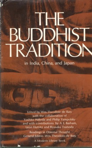 The Buddhist Tradition In India, China And Japan (Modern Library, 205.2),Used