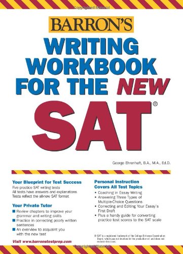 Writing Workbook for the NEW SAT (Barron's Writing Workbook for the New Sat),Used