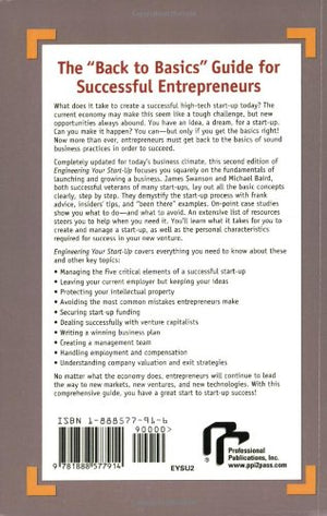 Engineering Your Start-Up: A Guide for the High-Tech Entrepreneur, 2nd Ed-Used