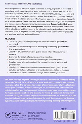 Groundwater Hydrology: Engineering, Planning, and Management,Used