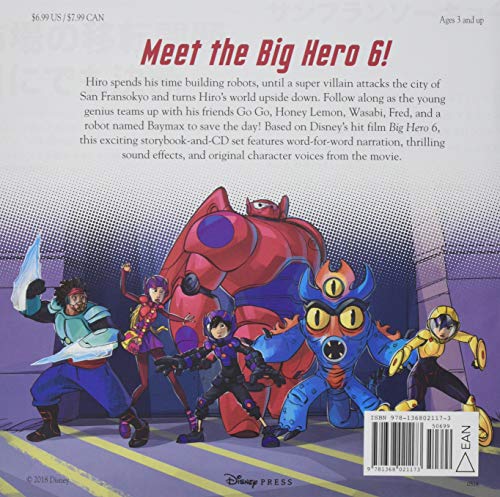 Big Hero 6 ReadAlong Storybook and CD,New