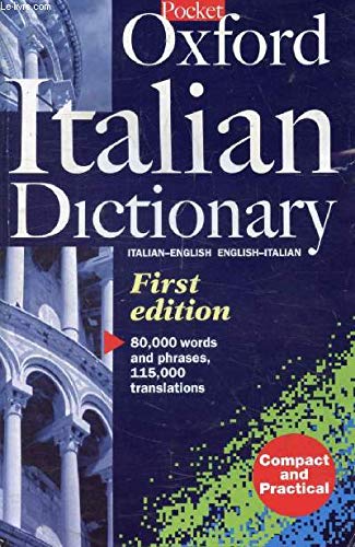 The Pocket Oxford Italian Dictionary,Used