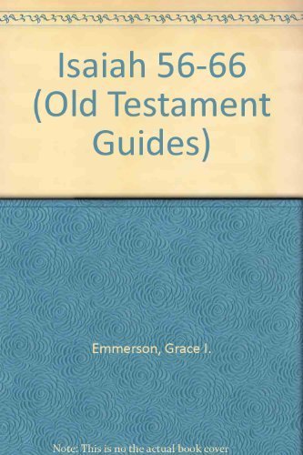 Isaiah 5666 (Old Testament Guides Series),Used