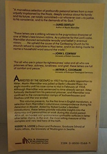 Exile in the Fatherland: Martin Niemller's Letters from Moabit Prison,Used