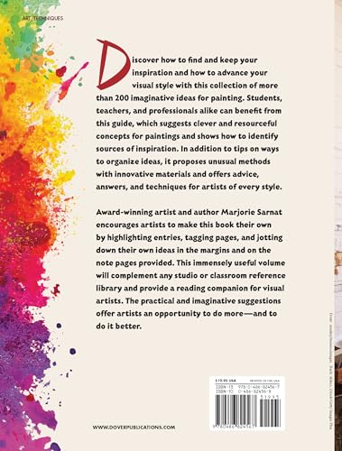 Creative Approaches to Painting: An Inspirational Resource for Artists (Dover Art Instruction),Used