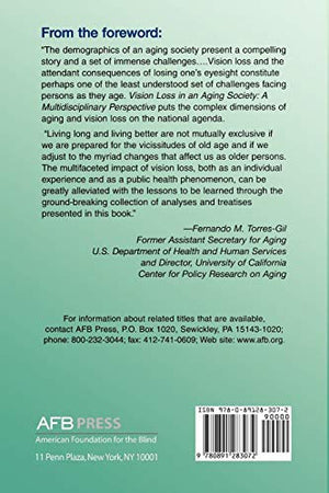 Vision Loss in an Aging Society: A Multidisciplinary Perspective,Used