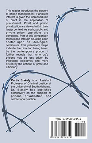 America's Prisons: The Movement Toward Profit and Privatization,Used