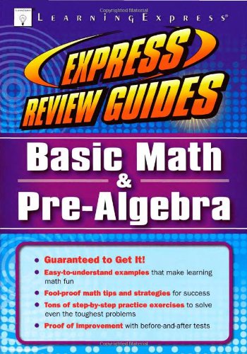 Express Review Guide: Basic Math and PreAlgebra,Used