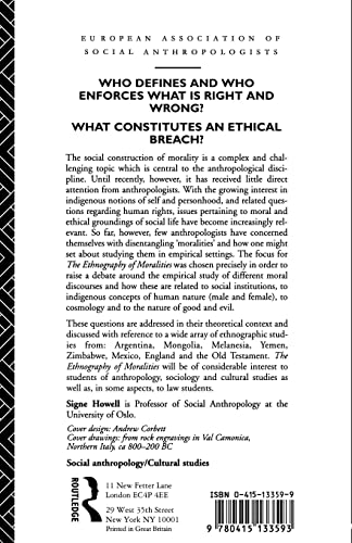 The Ethnography of Moralities (European Association of Social Anthropologists),New