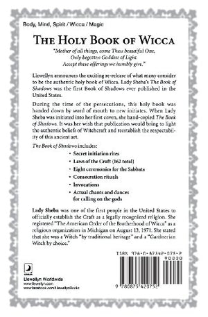 The Book of Shadows by Lady Sheba,Used