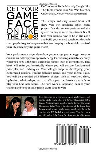 Get Your Game Face On Like The Pros!: Mental Skills And Lifestyle Choices To Achieve Peak Performance And Play Your Best Table T,Used
