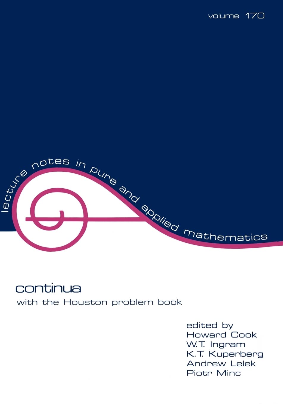Continua (Lecture Notes In Pure And Applied Mathematics),Used