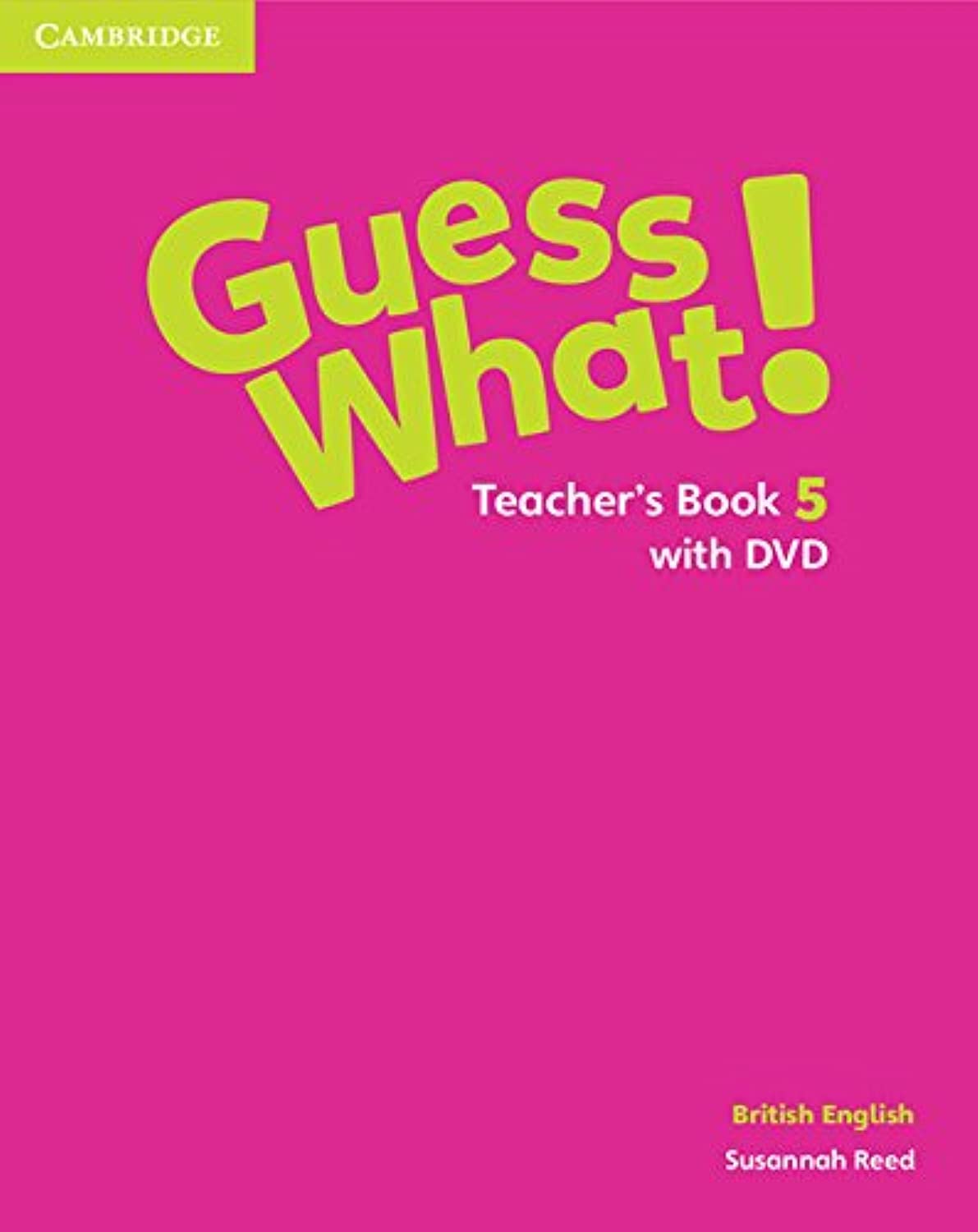 Guess What! Level 5 Teacher's Book with DVD British English,Used