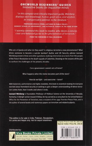 Global Terrorism: A Beginner's Guide,Used