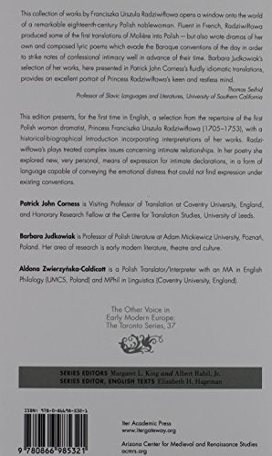 Selected Drama and Verse (Volume 37) (The Other Voice in Early Modern Europe: The Toronto Series),Used
