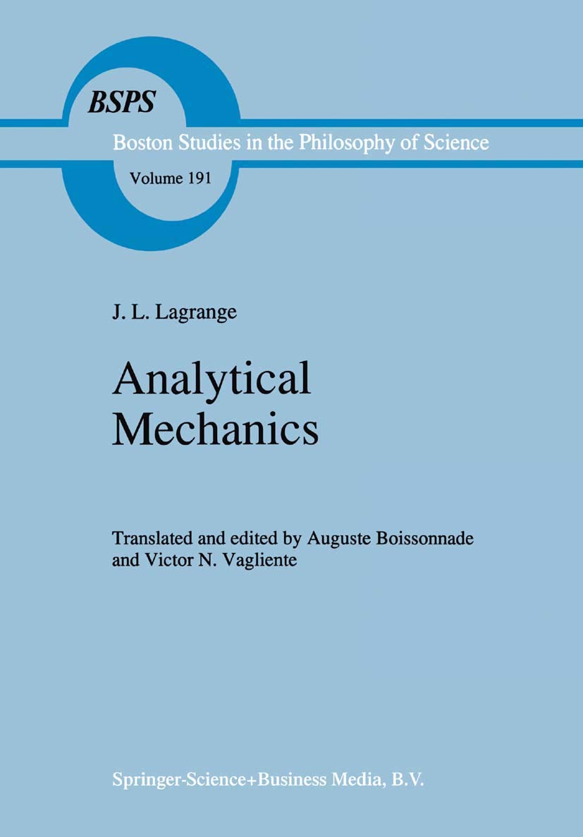 Analytical Mechanics (Boston Studies in the Philosophy and History of Science, 191),Used
