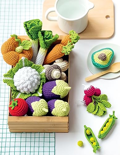 Adorable Fruits & Vegetables To Crochet: Delicious Decorations For Your Table (Dover Crafts: Crochet)