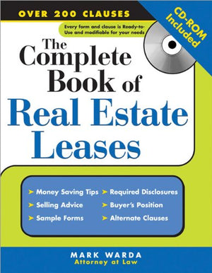 The Complete Book of Real Estate Leases,Used