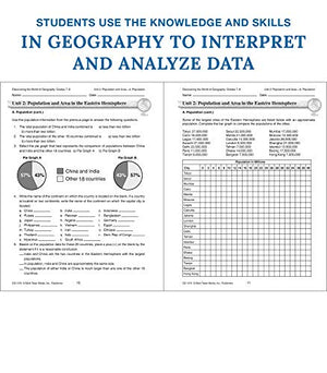 Mark Twain Discovering the World of Geography Workbook, Grades 78 Middle School Books Focusing on Map Skills of t he Eastern He,New