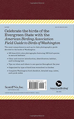 American Birding Association Field Guide to Birds of Washington (American Birding Association State Field),Used