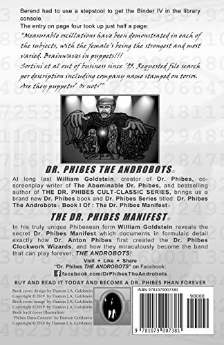 Dr. Phibes The Androbots: Book I Of : The Dr. Phibes Manifest,Used