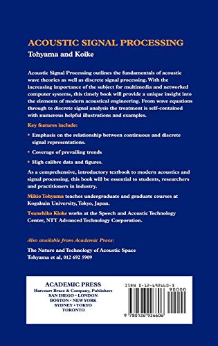 Fundamentals of Acoustic Signal Processing,Used