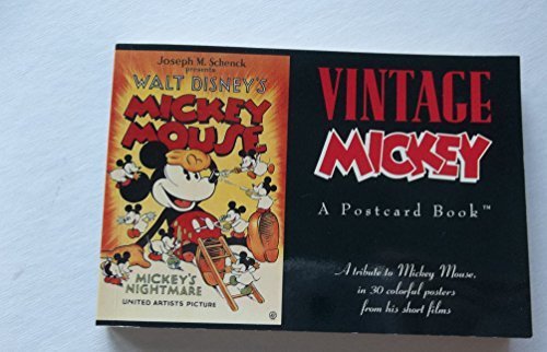 Vintage Mickey: A Postcard Book,Used