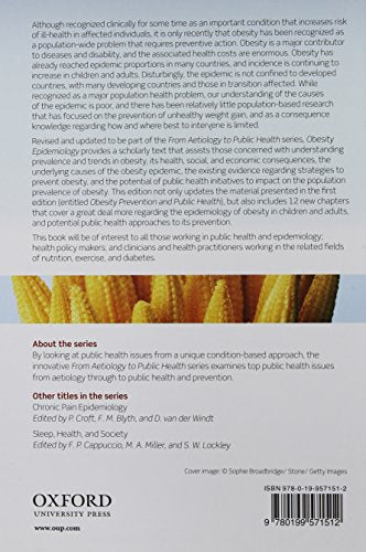 Obesity Epidemiology: From Aetiology to Public Health,Used