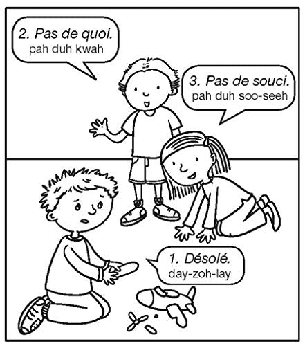 Color & Learn Easy French Phrases for Kids (Dover Little Activity Books: Language),Used