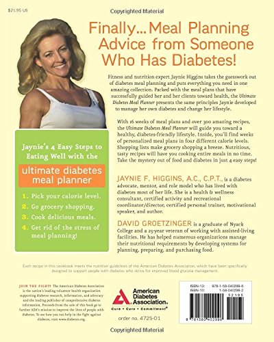 The Ultimate Diabetes Meal Planner: A Complete System for Eating Healthy with Diabetes,Used