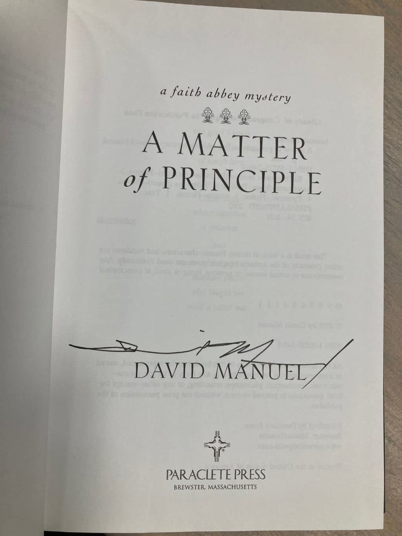 A Matter of Principle (Faith Abbey Mystery Series, Book 4),New