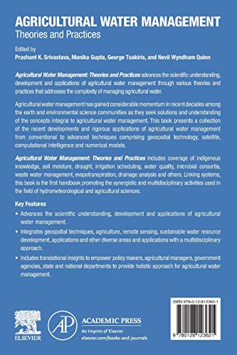 Agricultural Water Management: Theories and Practices,Used