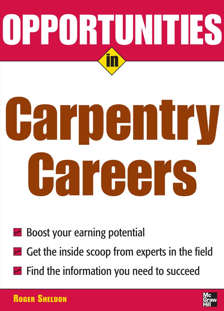 Opportunities In Carpentry Careers (Opportunities Inseries),Used