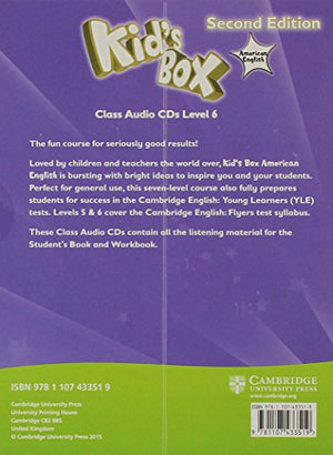 Kid's Box American English Level 6 Class Audio CDs (4),Used