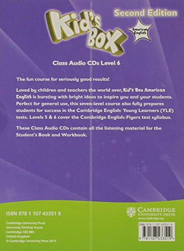 Kid's Box American English Level 6 Class Audio CDs (4),Used