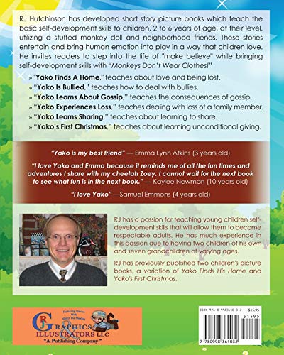 Monkeys Don't Wear Clothes!: Short Stories For Fun And Learning (Yako the Monkey),Used