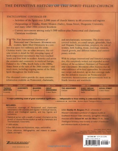 New International Dictionary of Pentecostal and Charismatic Movements, The,New