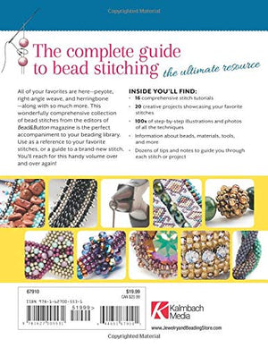 Kalmbach Books Bead Stitching Handbook - Essential Guide for Creative Beading Techniques