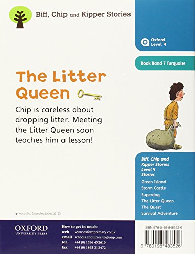 Oxford Reading Tree: Level 9: Stories: The Litter Queen,Used