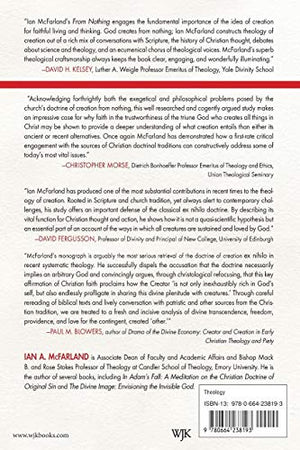 From Nothing: A Theology Of Creation