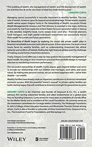 The Stewardship of Wealth, + Website: Successful Private Wealth Management for Investors and Their Advisors,Used