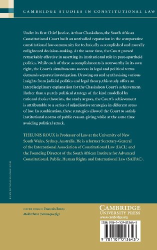 The Politics of Principle: The First South African Constitutional Court, 19952005 (Cambridge Studies in Constitutional Law, Ser,Used