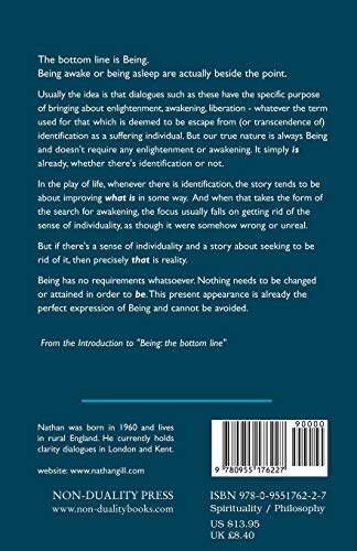 Being: The Bottom Line,New