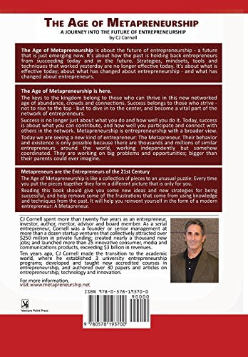 The Age of Metapreneurship: A Journey into the Future of Entrepreneurship,Used