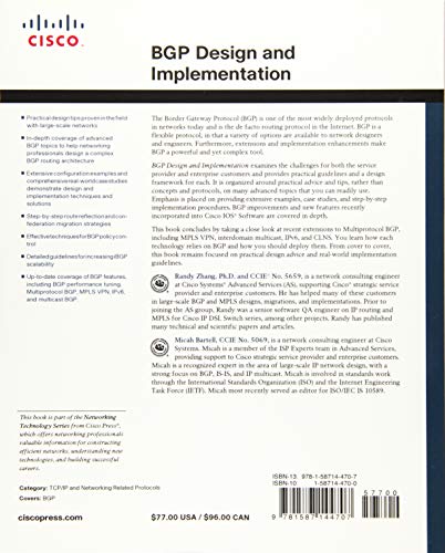 BGP Design and Implementation (Fundamentals),Used