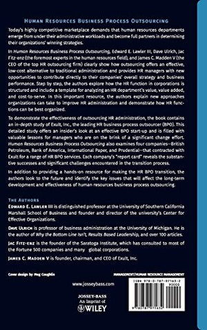 Human Resources Business Process Outsourcing: Transforming How HR Gets Its Work Done,Used