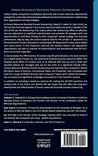 Human Resources Business Process Outsourcing: Transforming How HR Gets Its Work Done,Used